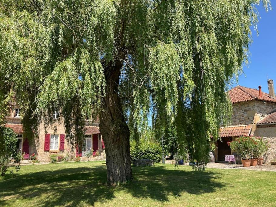 Vakantiehuis La Poire, Op Landgoed Aan De Dordogne Prudhomat Buitenkant foto
