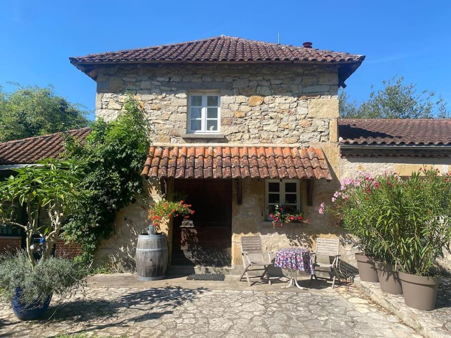 Vakantiehuis La Poire, Op Landgoed Aan De Dordogne Prudhomat Buitenkant foto