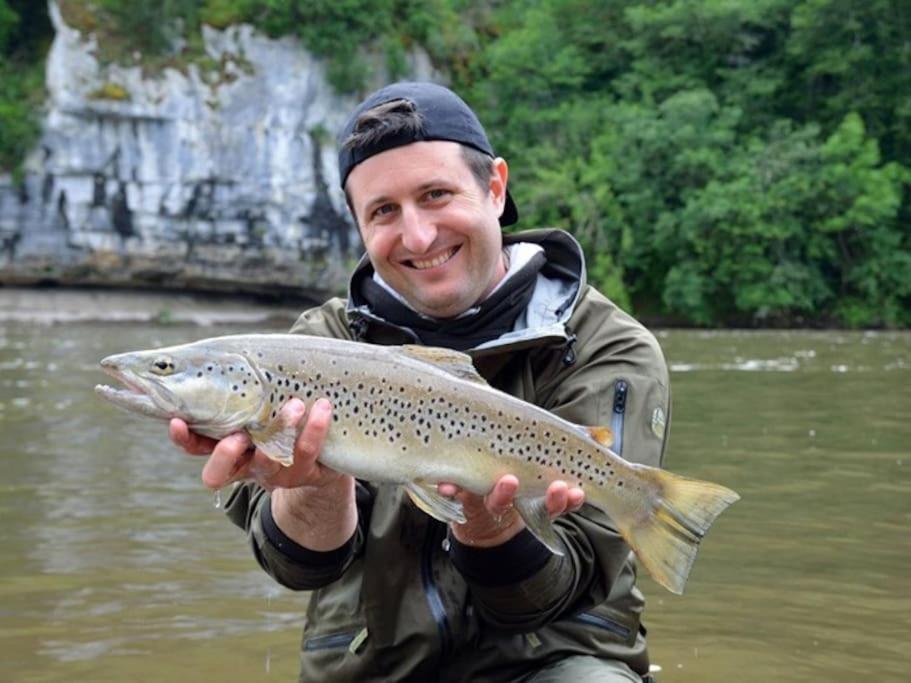 Vakantiehuis La Poire, Op Landgoed Aan De Dordogne Prudhomat Buitenkant foto