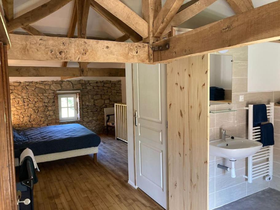 Vakantiehuis La Poire, Op Landgoed Aan De Dordogne Prudhomat Buitenkant foto